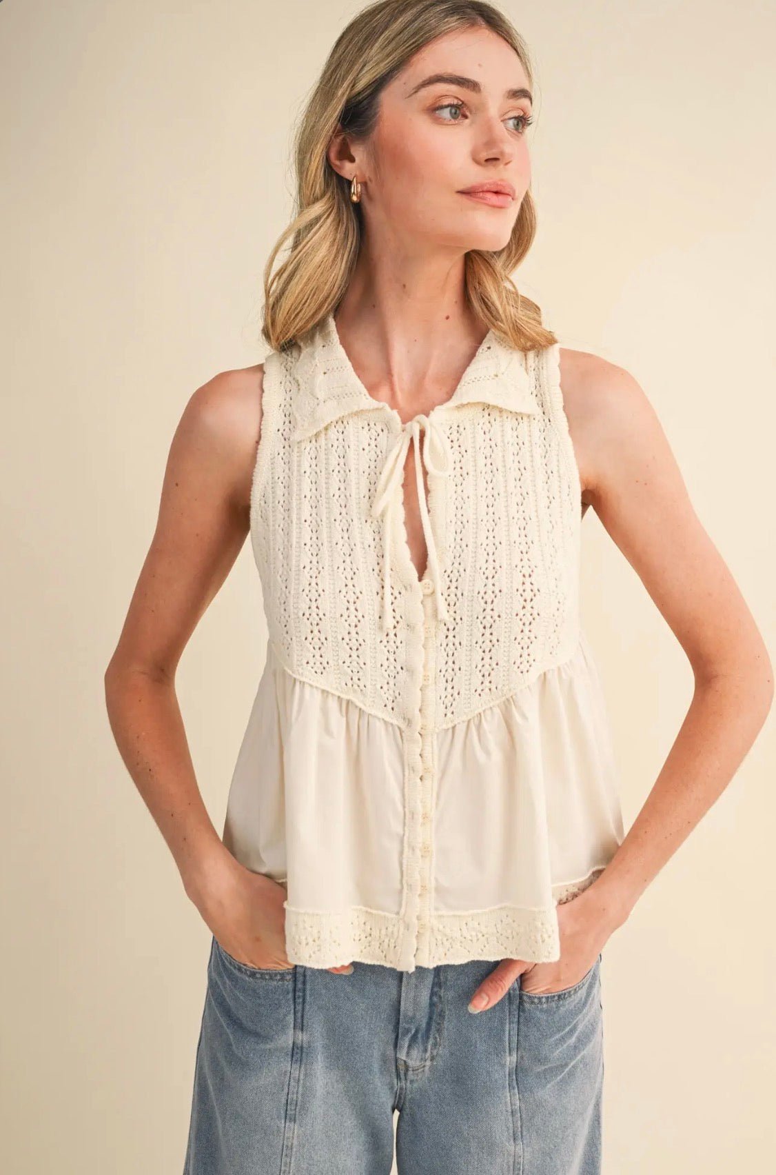 Collared Button Down Shirt - Flea Boutiques