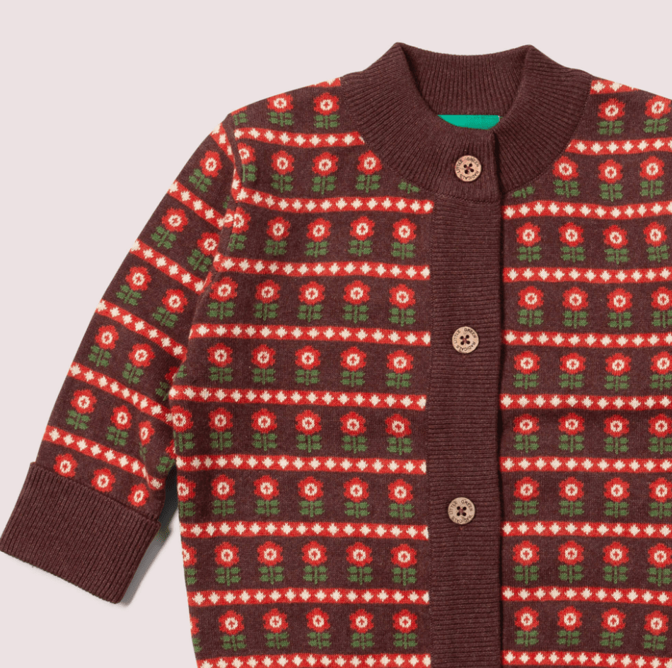 Collecting Flowers Knitted Cardigan - Flea Boutiques
