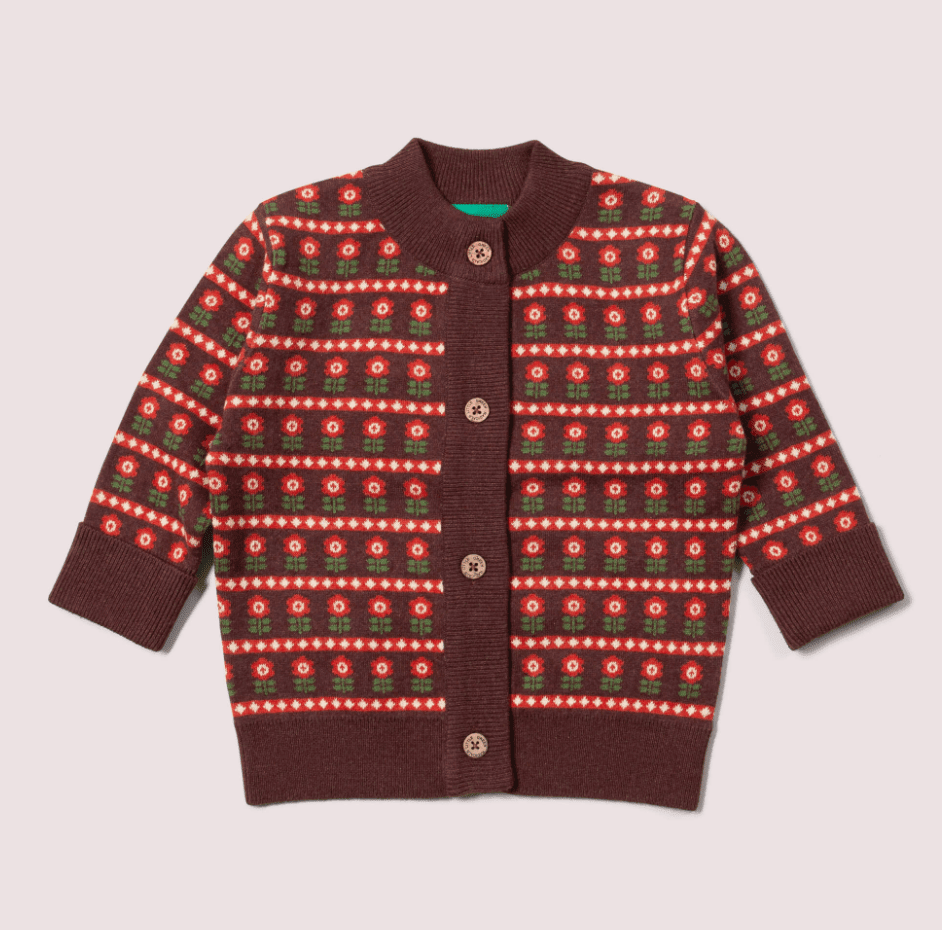 Collecting Flowers Knitted Cardigan - Flea Boutiques