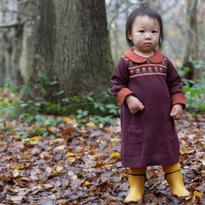 Collecting Flowers Knitted Dress - Flea Boutiques