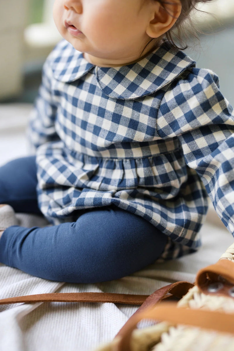 Colored Organics Myra Flannel Bubble Romper - Flea Boutiques