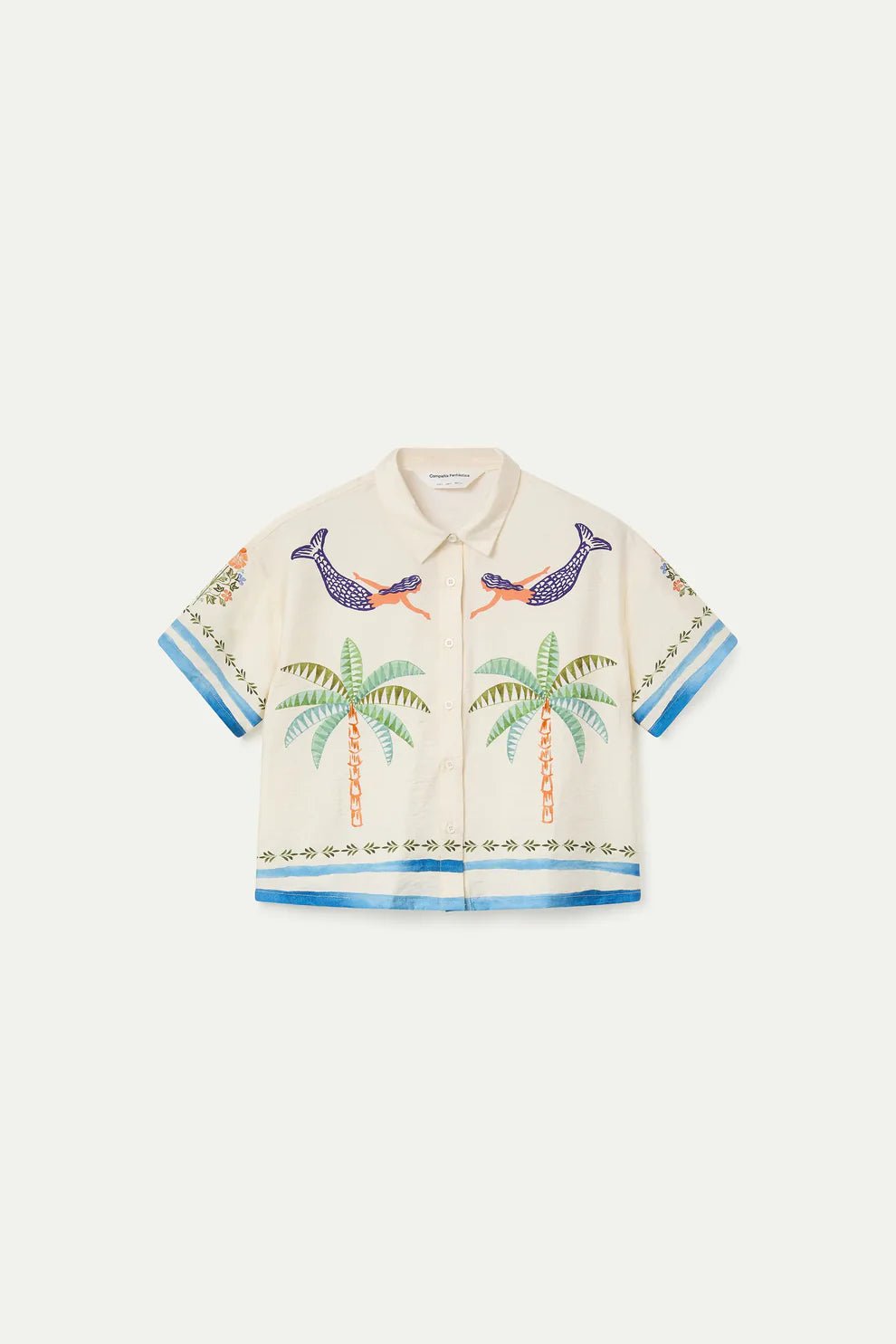 Compañía Fantástica Mermaids + Palms Camp Shirt - Flea Boutiques
