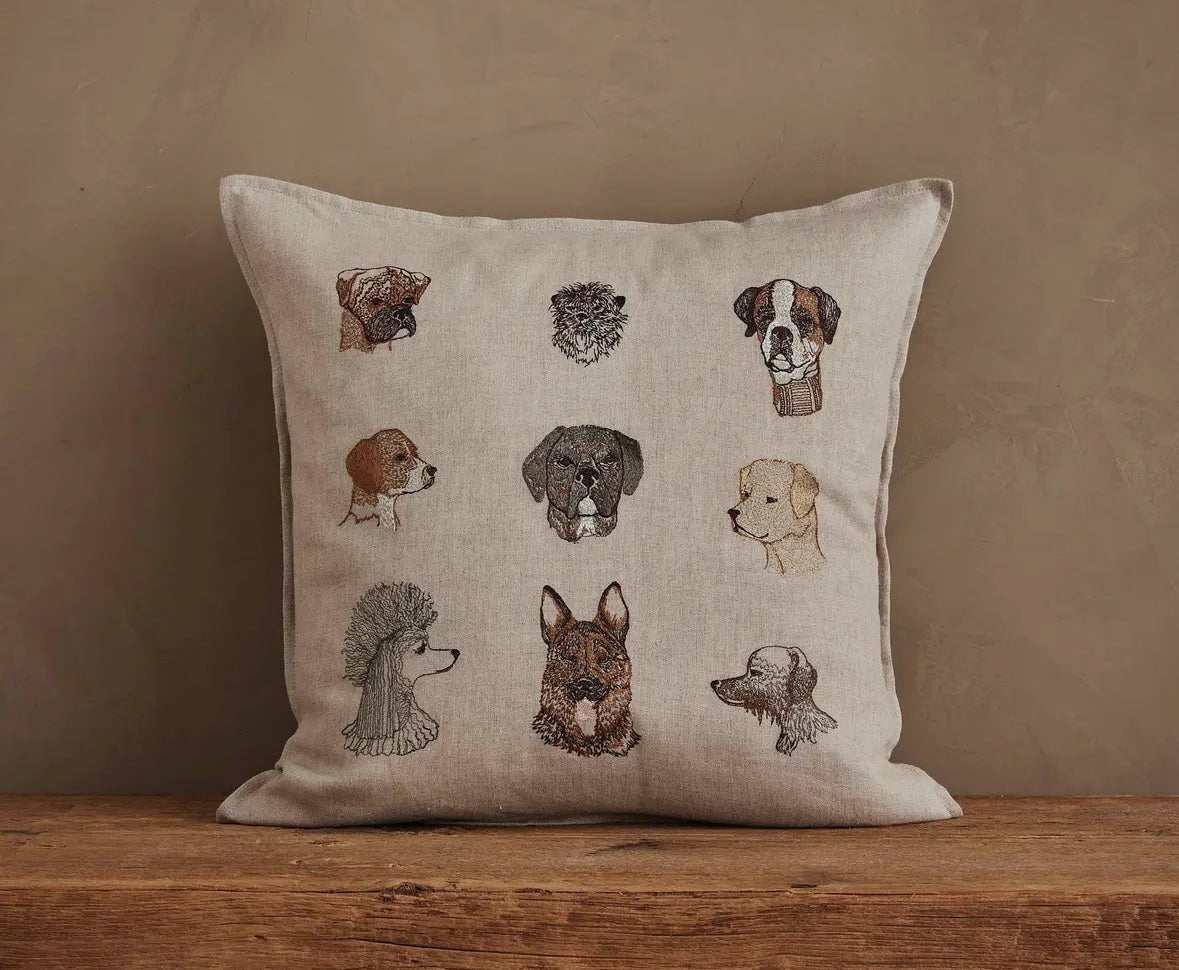 Coral & Tusk Embroidered Dog Pillow - Flea Boutiques