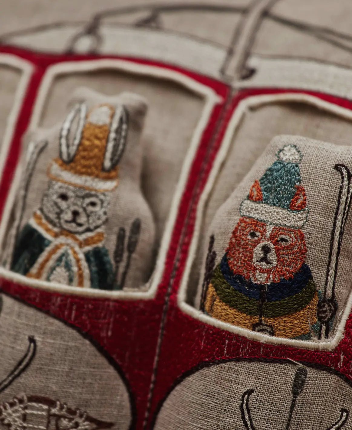 Coral & Tusk Gondola Ski Lift Pillow - Flea Boutiques
