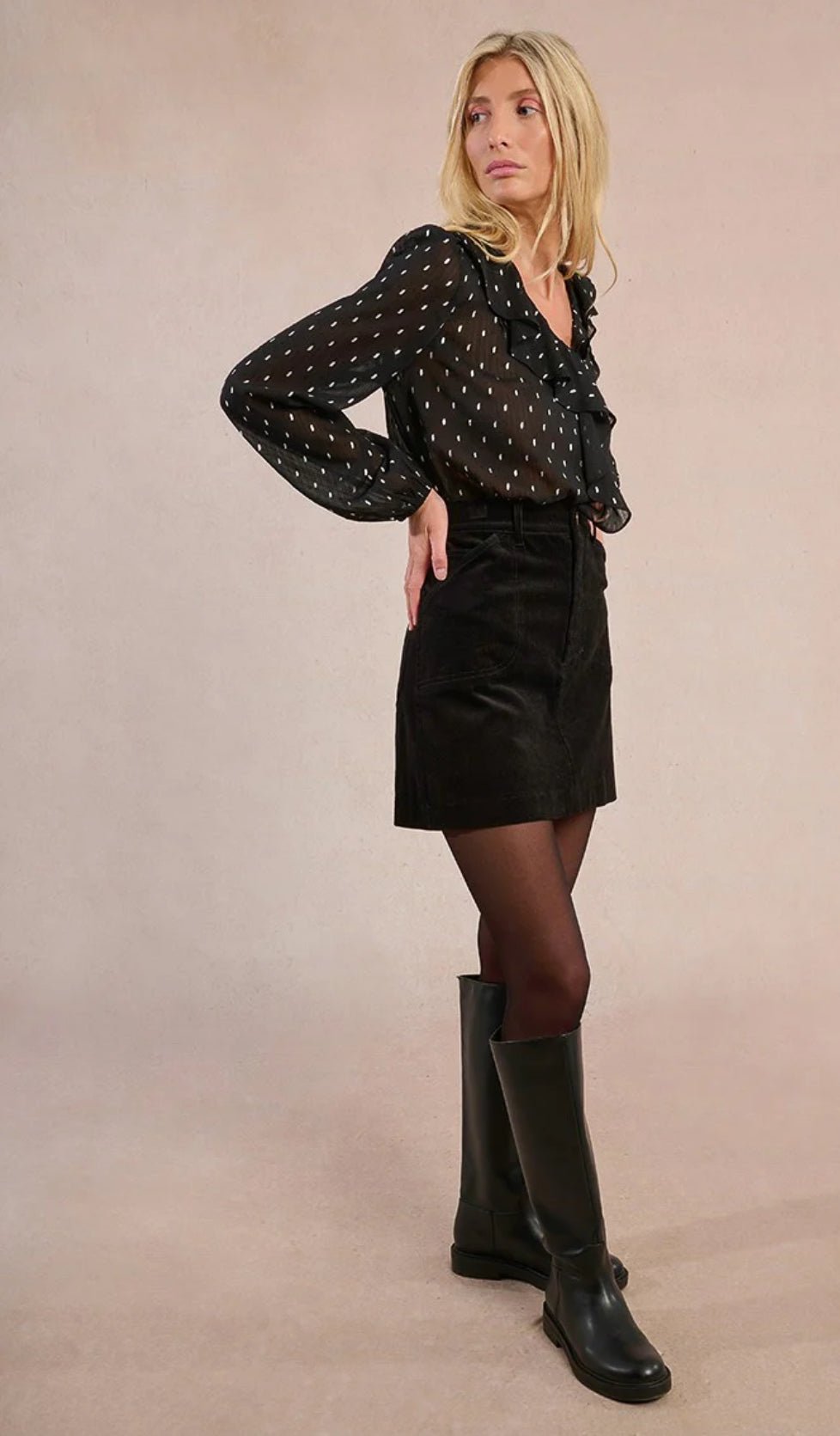 Corduroy Mini Skirt - Flea Boutiques