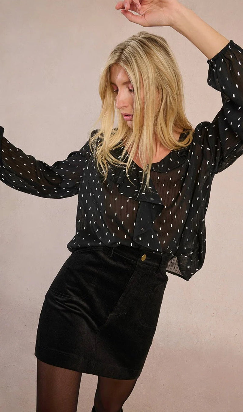 Corduroy Mini Skirt - Flea Boutiques