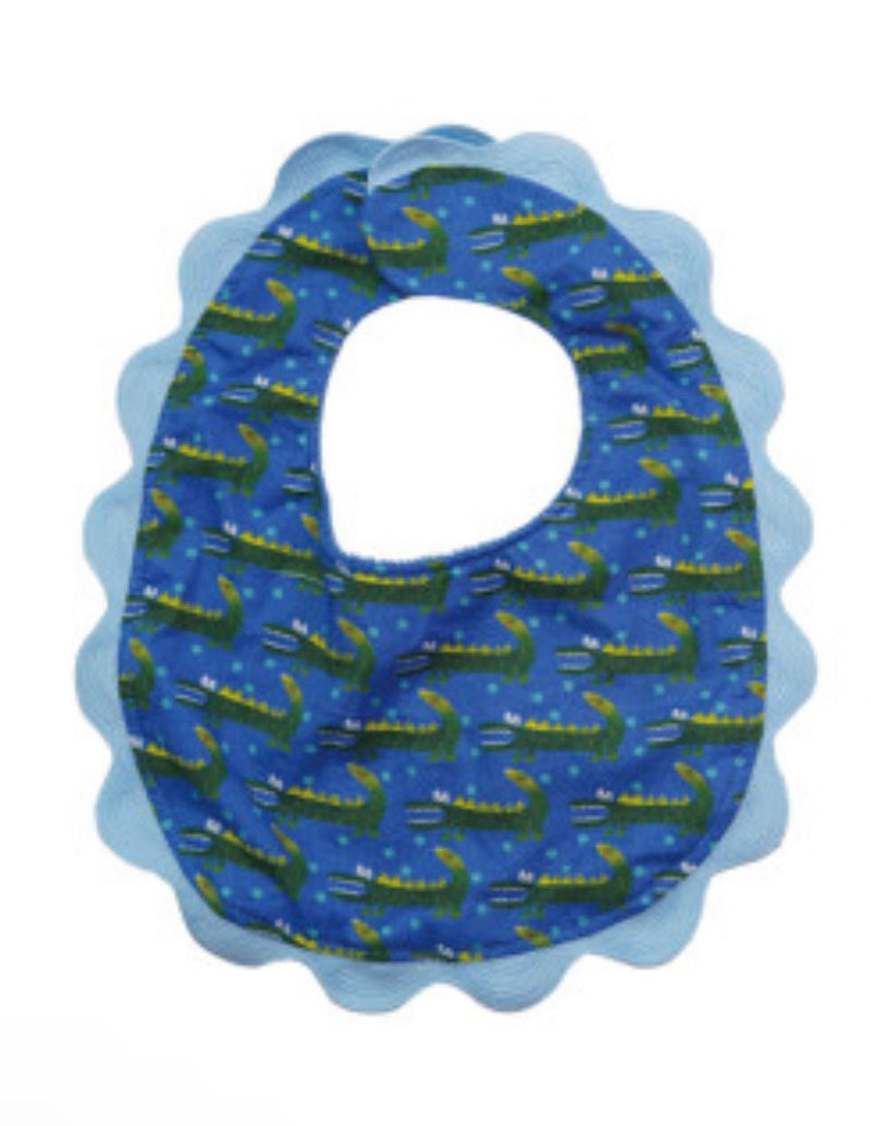 Cotton Bib W/ Scallop Trim - Flea Boutiques
