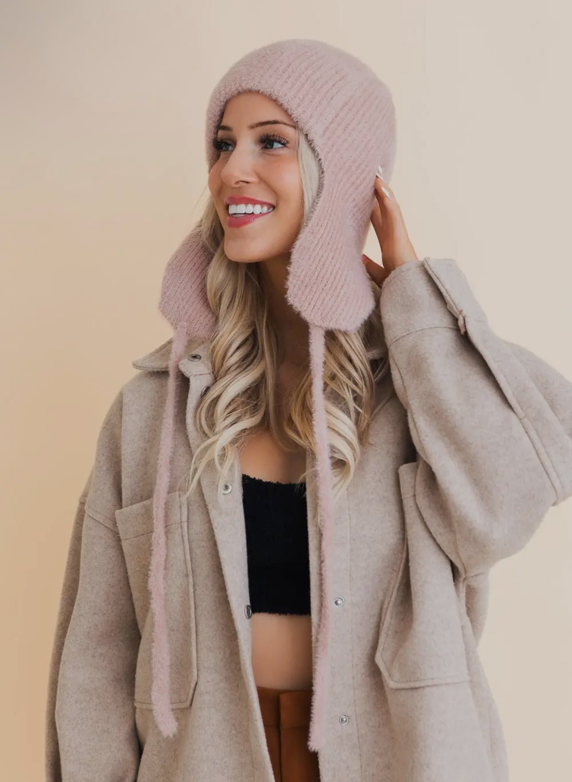 Cozy Ear Flap Beanie - Flea Boutiques