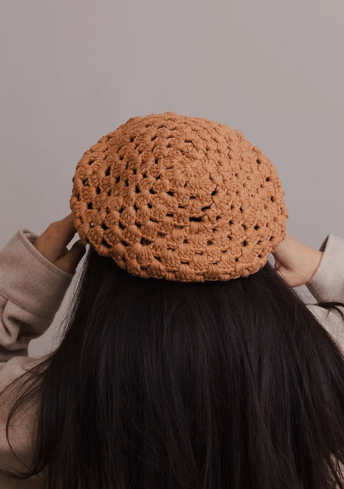 Crochet Knit Slouchy Beanie - Flea Boutiques
