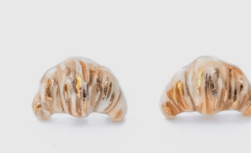 Croissant Mini Studs - Flea Boutiques