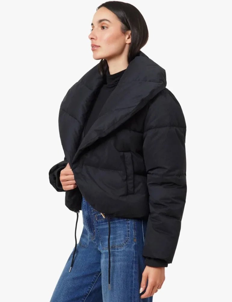 Cropped Puffer Jacket - Flea Boutiques