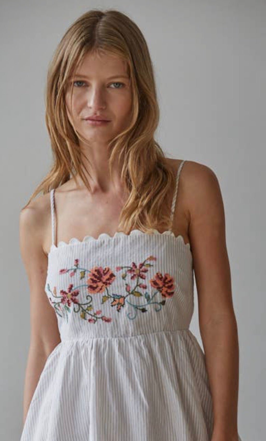 Cross Stich Bubble Mini Dress - Flea Boutiques