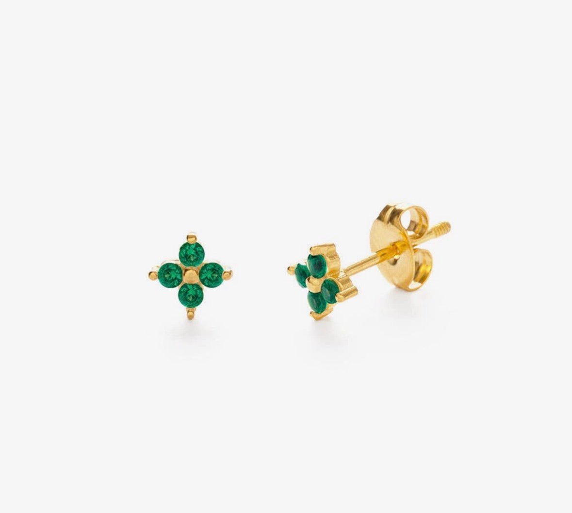 Crystal Flower Earrings - Flea Boutiques