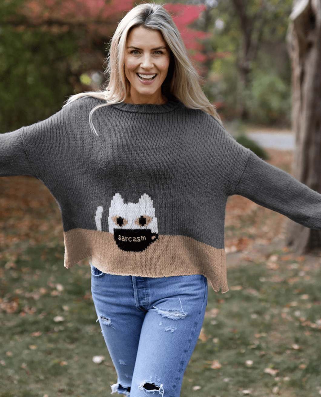 Cup of Sarcasm Top Knit - Flea Boutiques