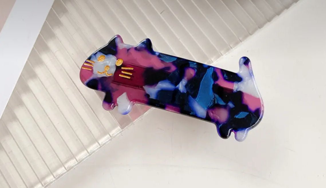 Cute Adorable Cat Barrettes - Flea Boutiques