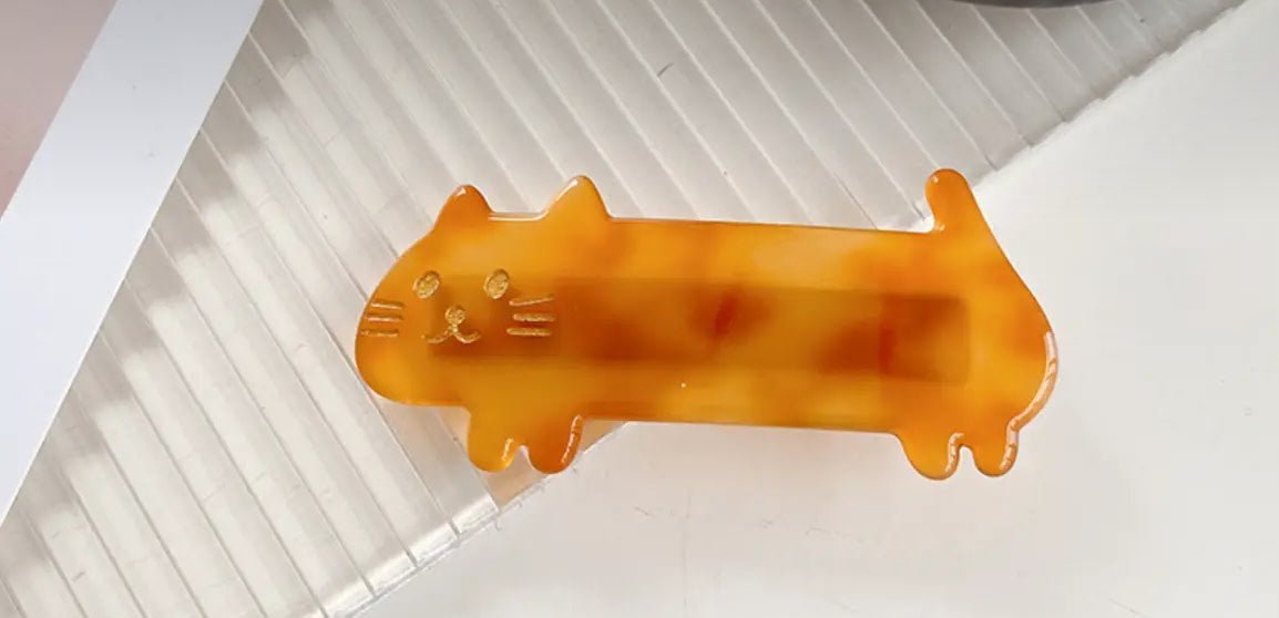 Cute Adorable Cat Barrettes - Flea Boutiques