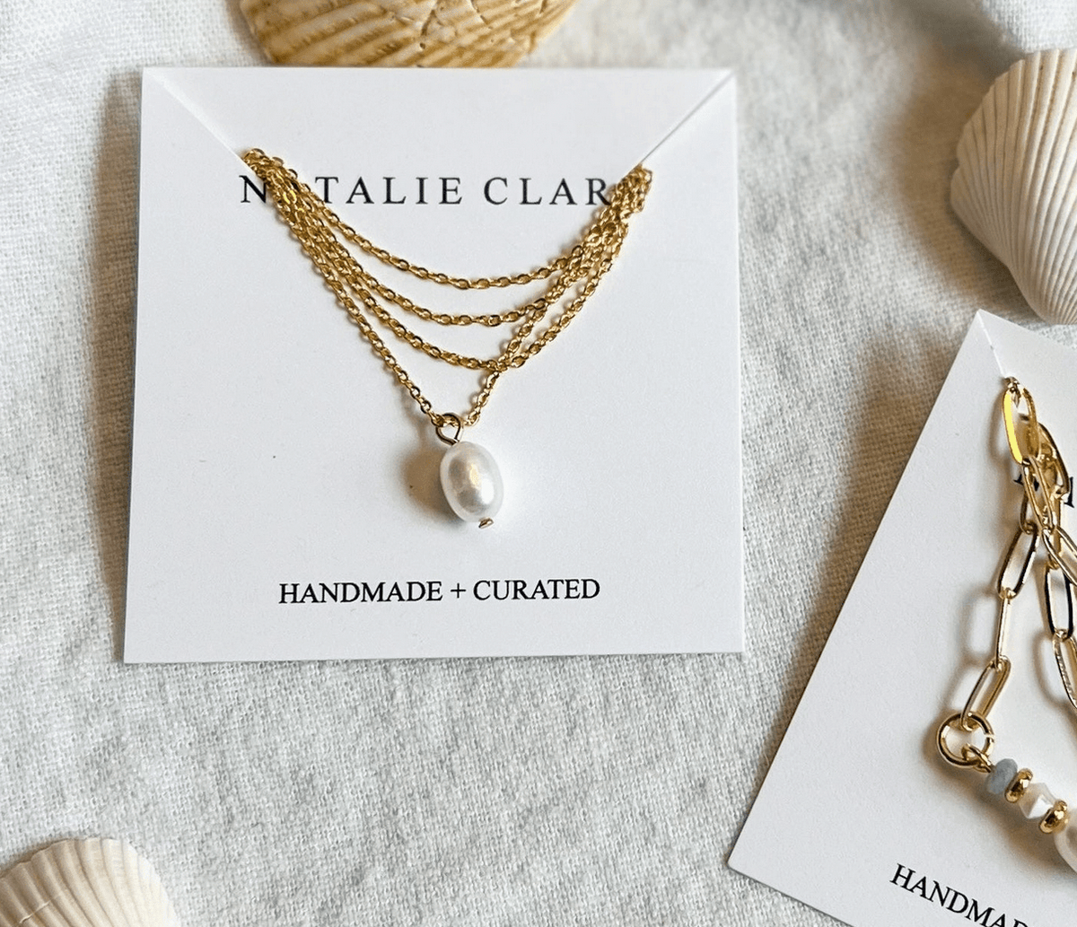 Dainty Pearl Necklace - Flea Boutiques