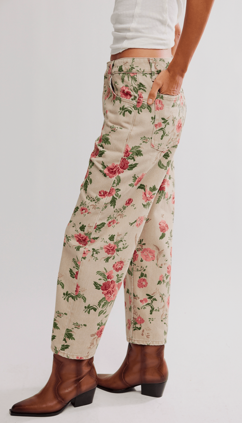 Deep Trance Printed Denim - Flea Boutiques