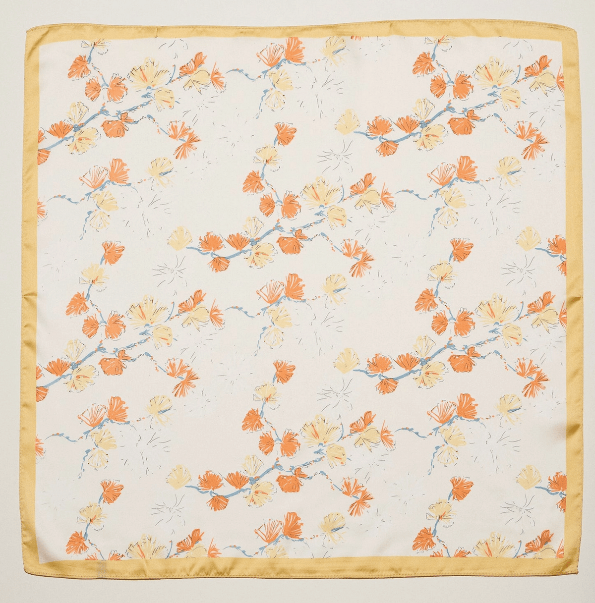 Delicate Floral Branch Scarf - Flea Boutiques