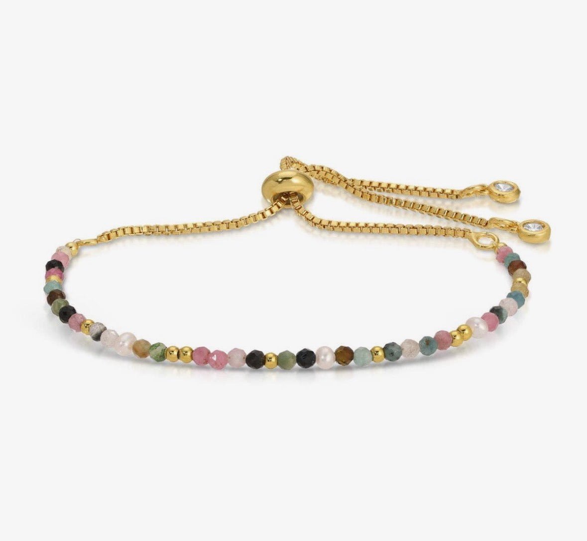 Delicate Stone Pulley Bracelet - Flea Boutiques