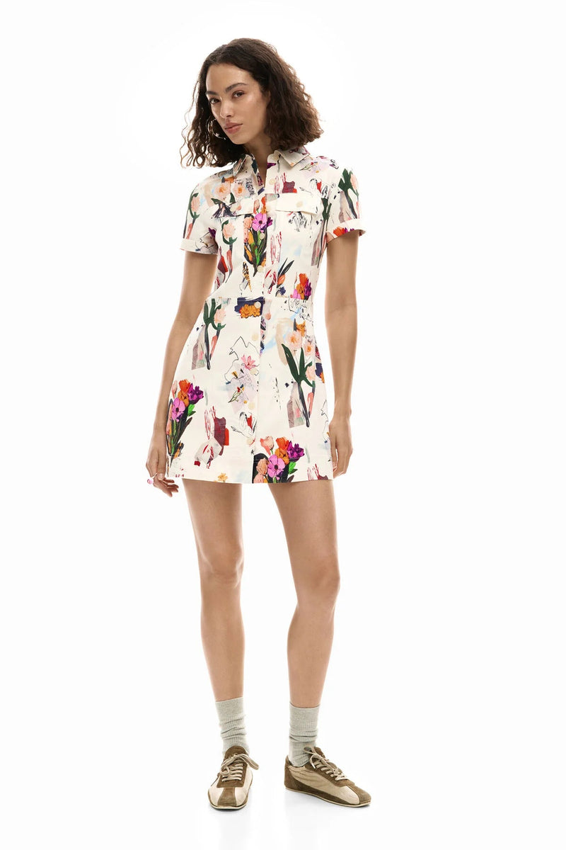Desigual Collage Short Dress - Flea Boutiques