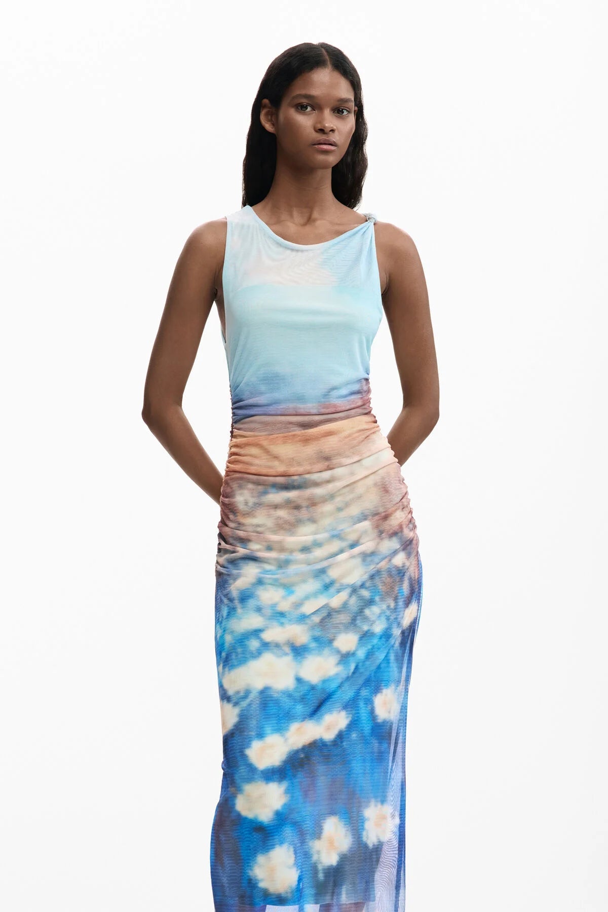 Desigual Draped Waterlily Dress - Flea Boutiques