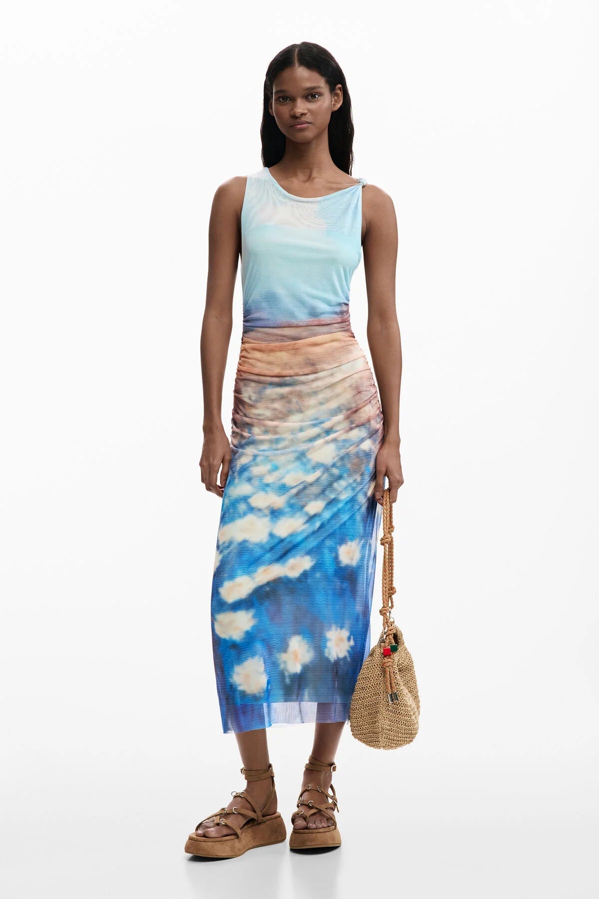 Desigual Draped Waterlily Dress - Flea Boutiques