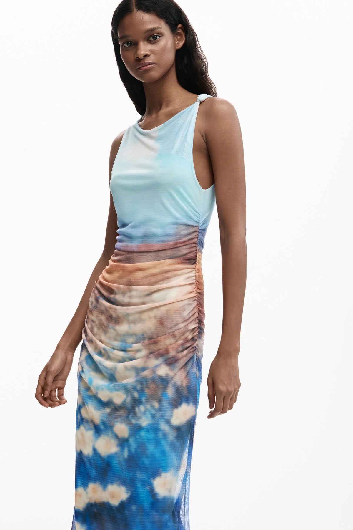 Desigual Draped Waterlily Dress - Flea Boutiques