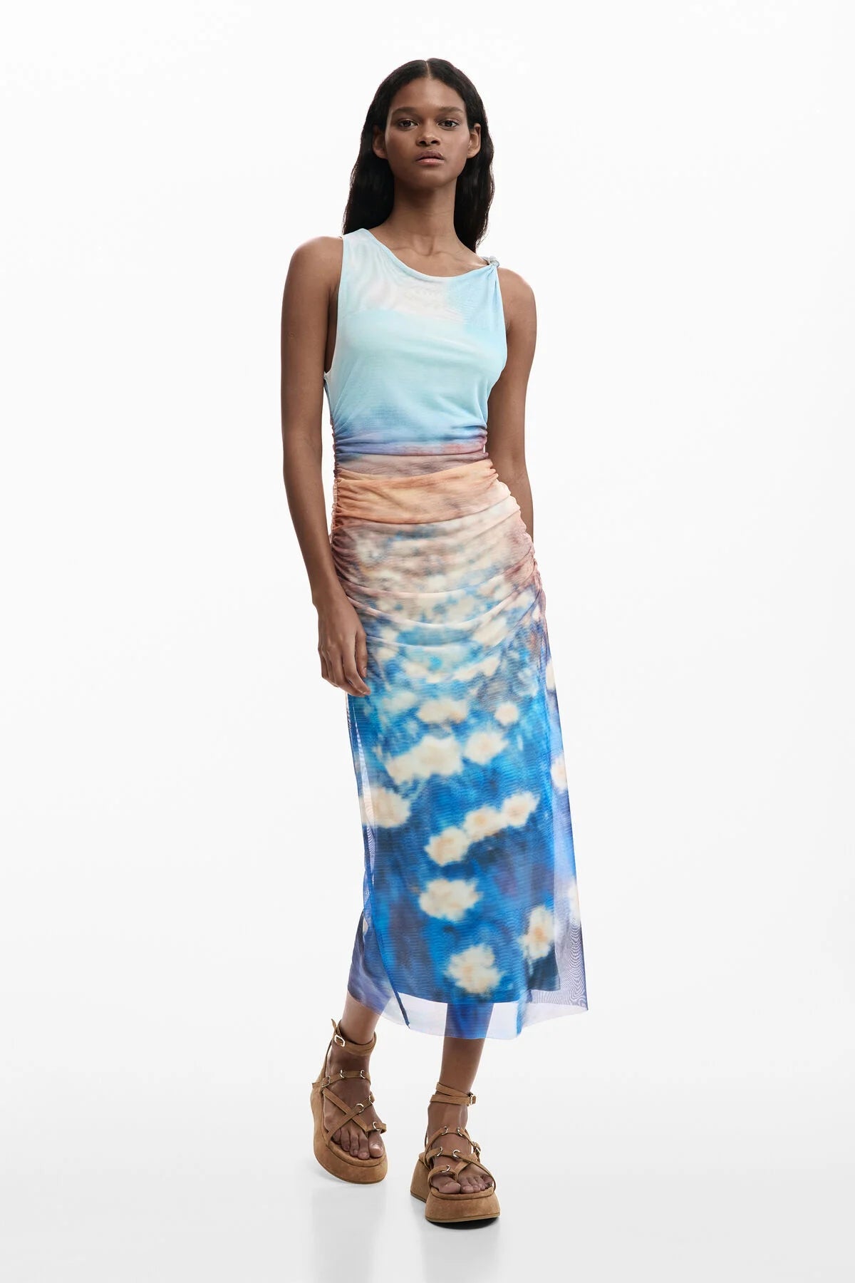 Desigual Draped Waterlily Dress - Flea Boutiques
