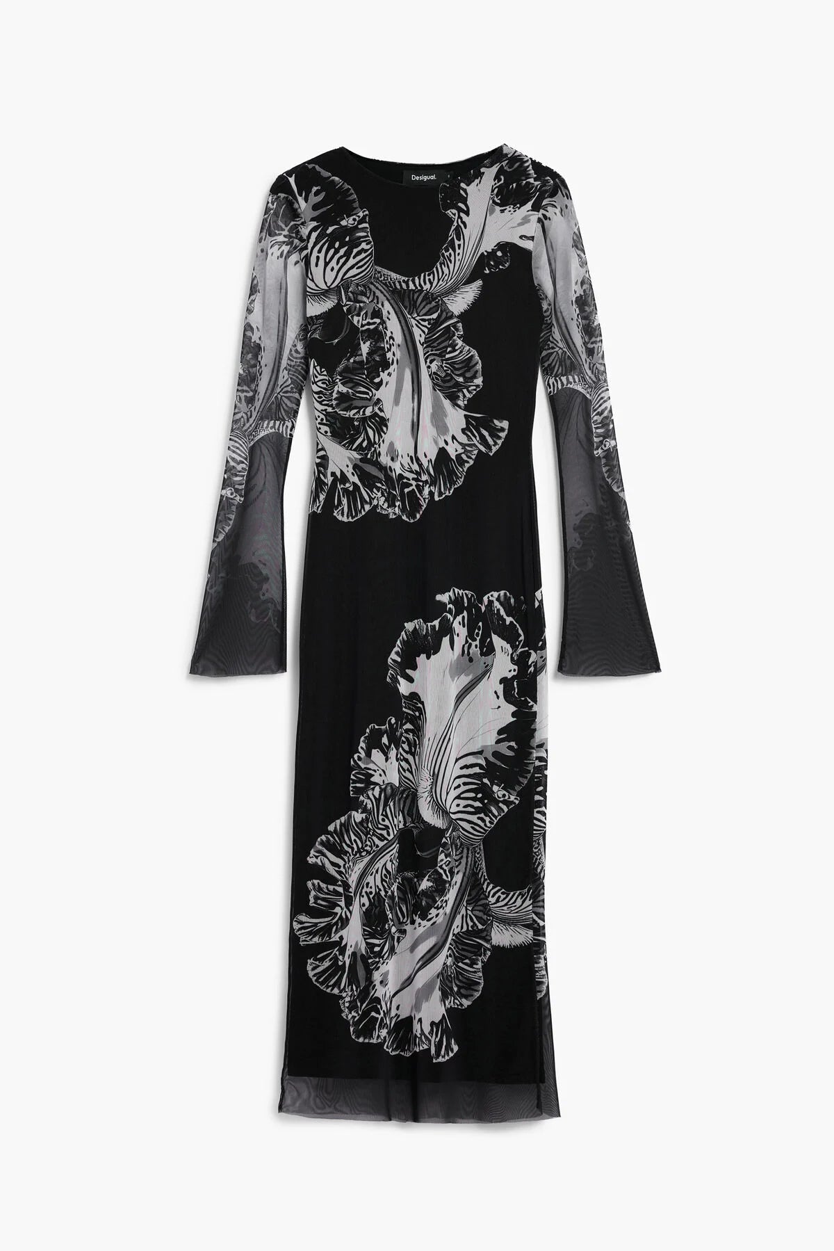Desigual Lacroix Mesh Orchid Midi - Flea Boutiques