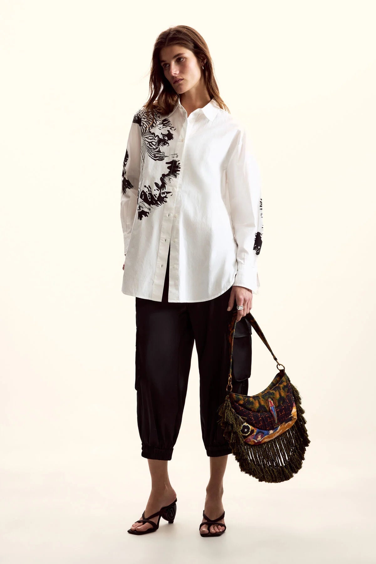 Desigual Lacroix Orchid Button Down - Flea Boutiques