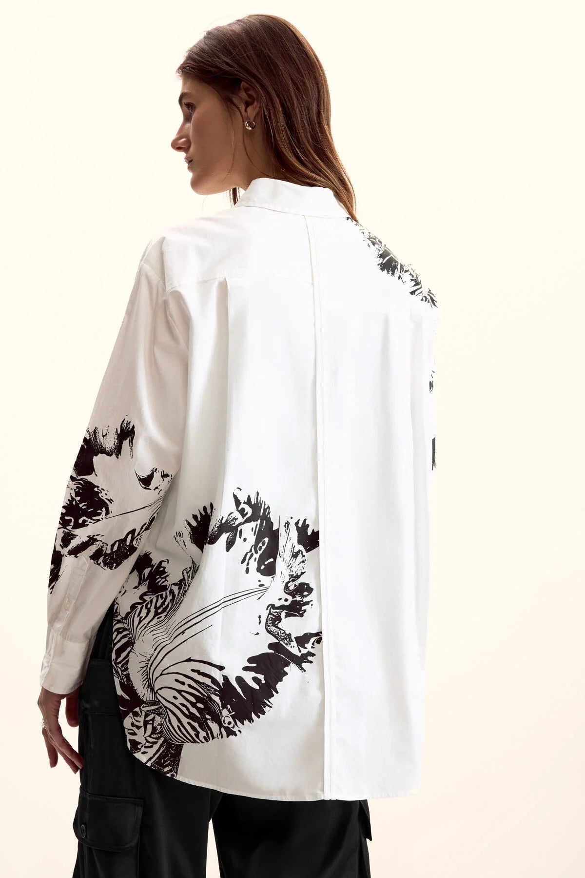 Desigual Lacroix Orchid Button Down - Flea Boutiques