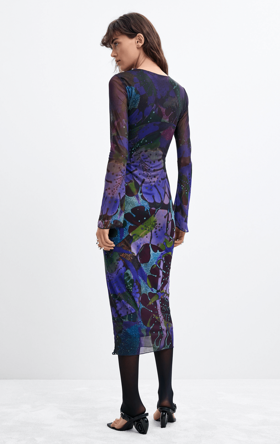 Desigual Lacroix Print Tulle Dress - Flea Boutiques