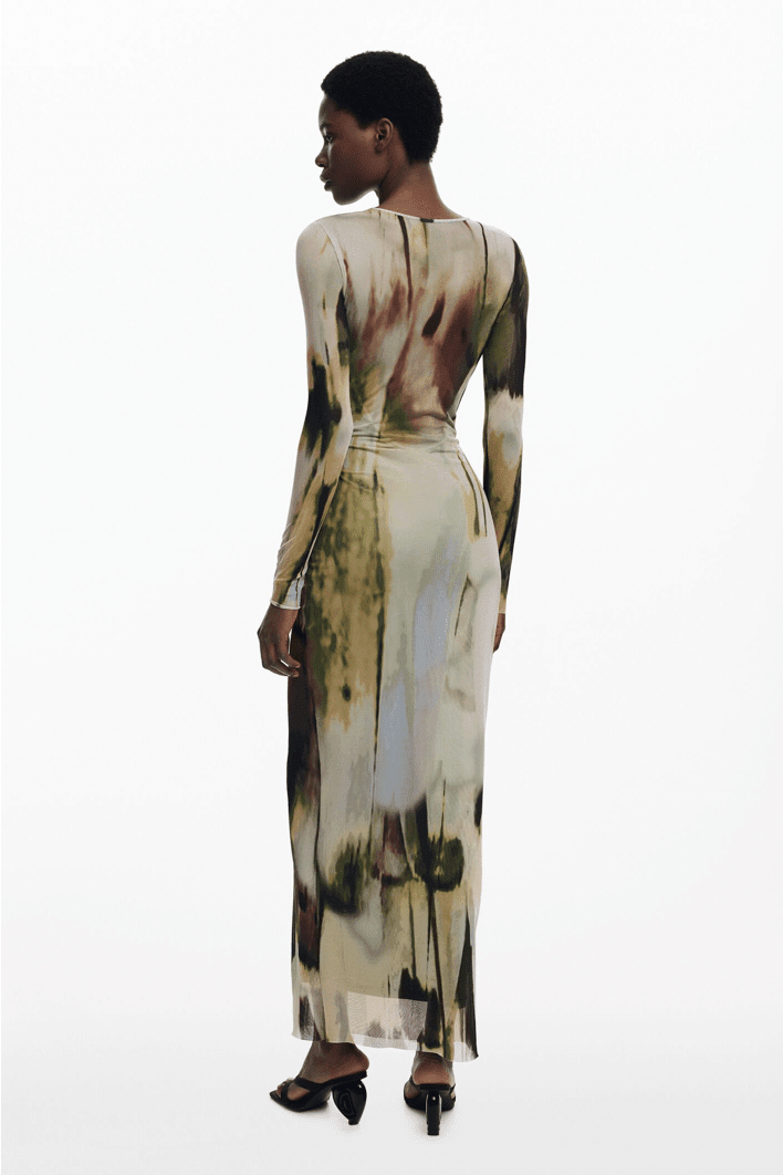 Desigual Long Sleeve Godiva Dress - Flea Boutiques