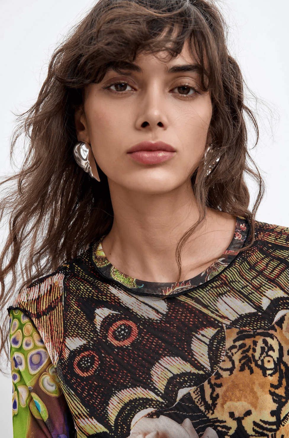 Desigual Long Sleeve Printed T-Shirt - Flea Boutiques