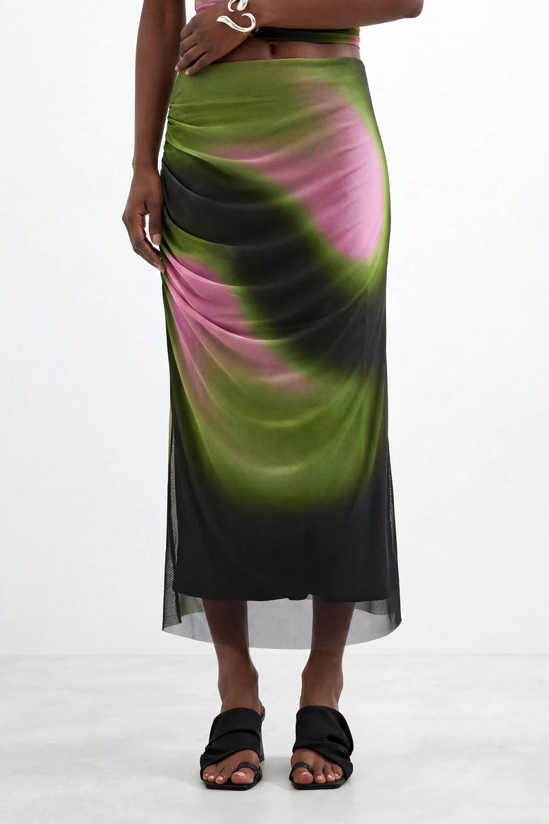 Desigual Mesh Pencil Skirt - Flea Boutiques