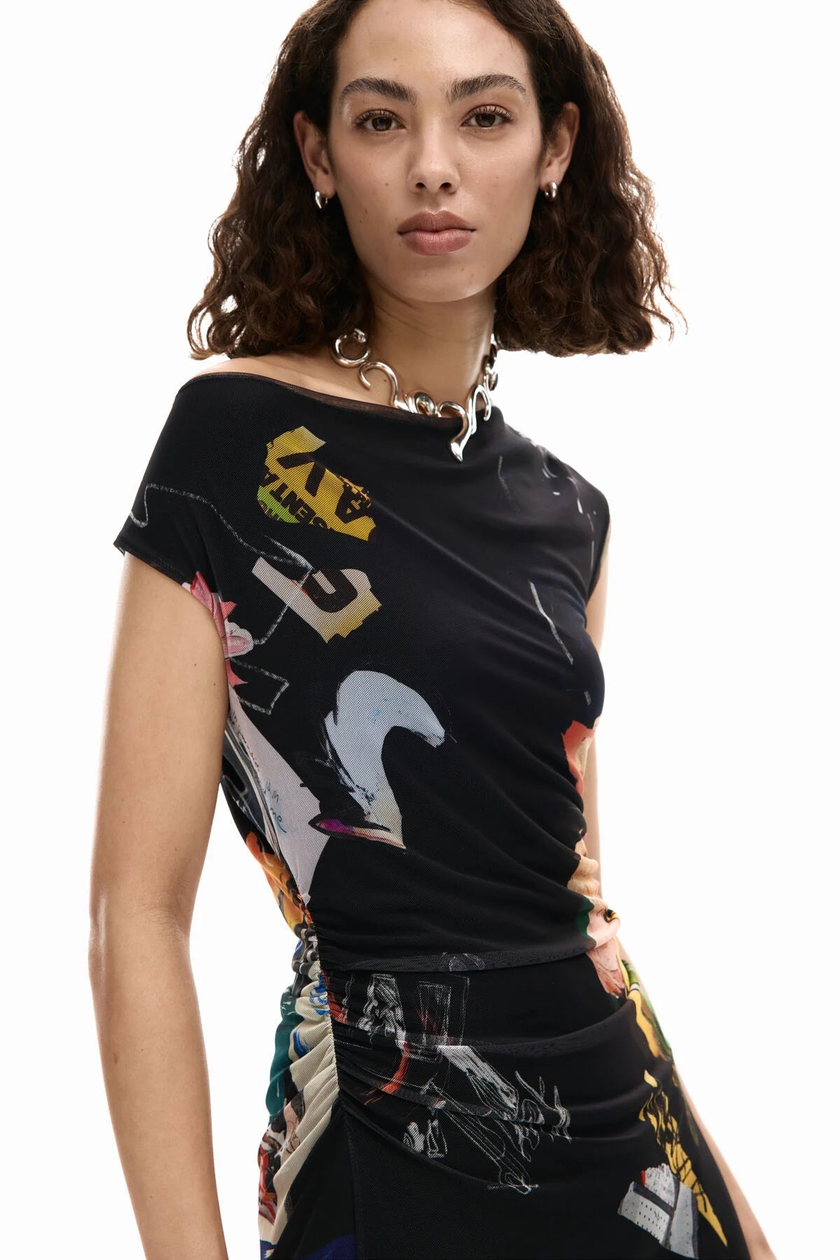 Desigual Midi Collage Dress - Flea Boutiques