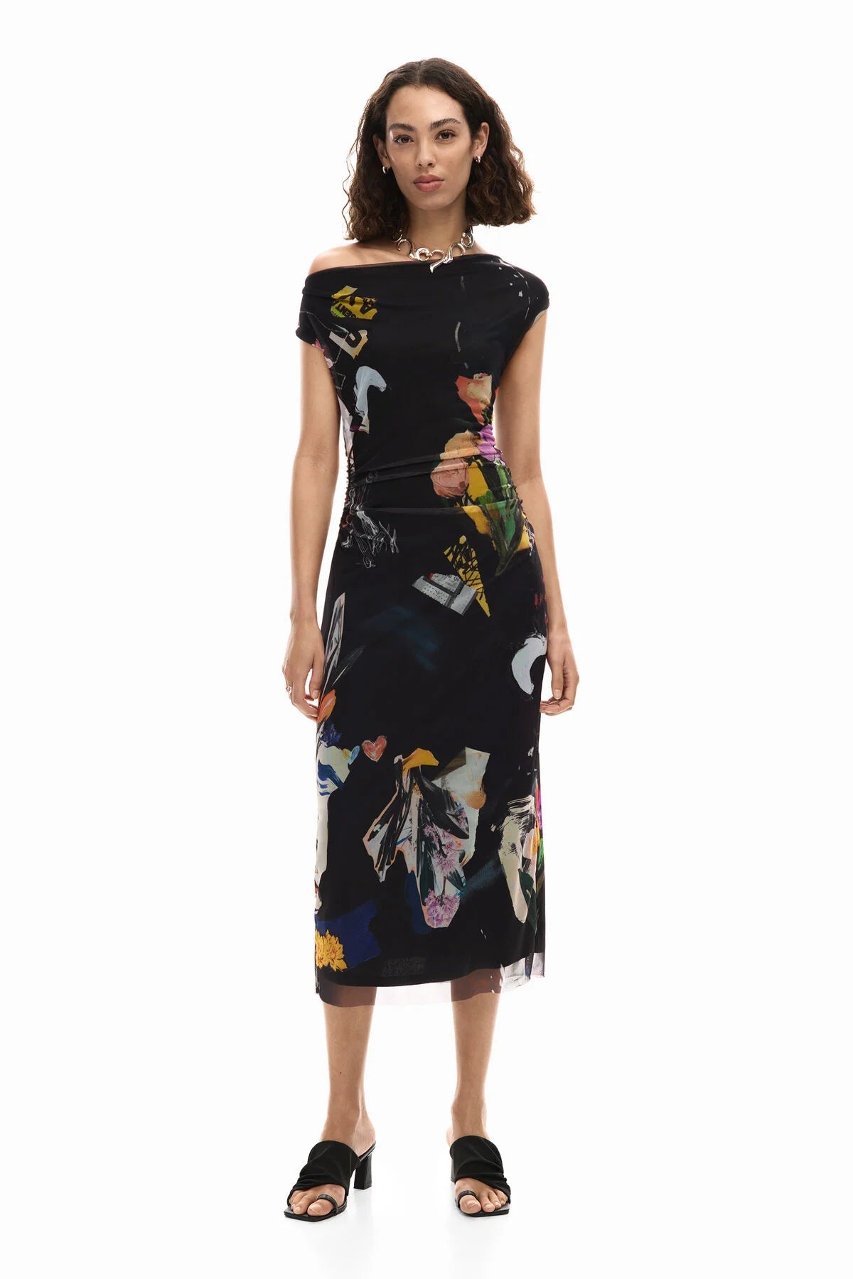 Desigual Midi Collage Dress - Flea Boutiques