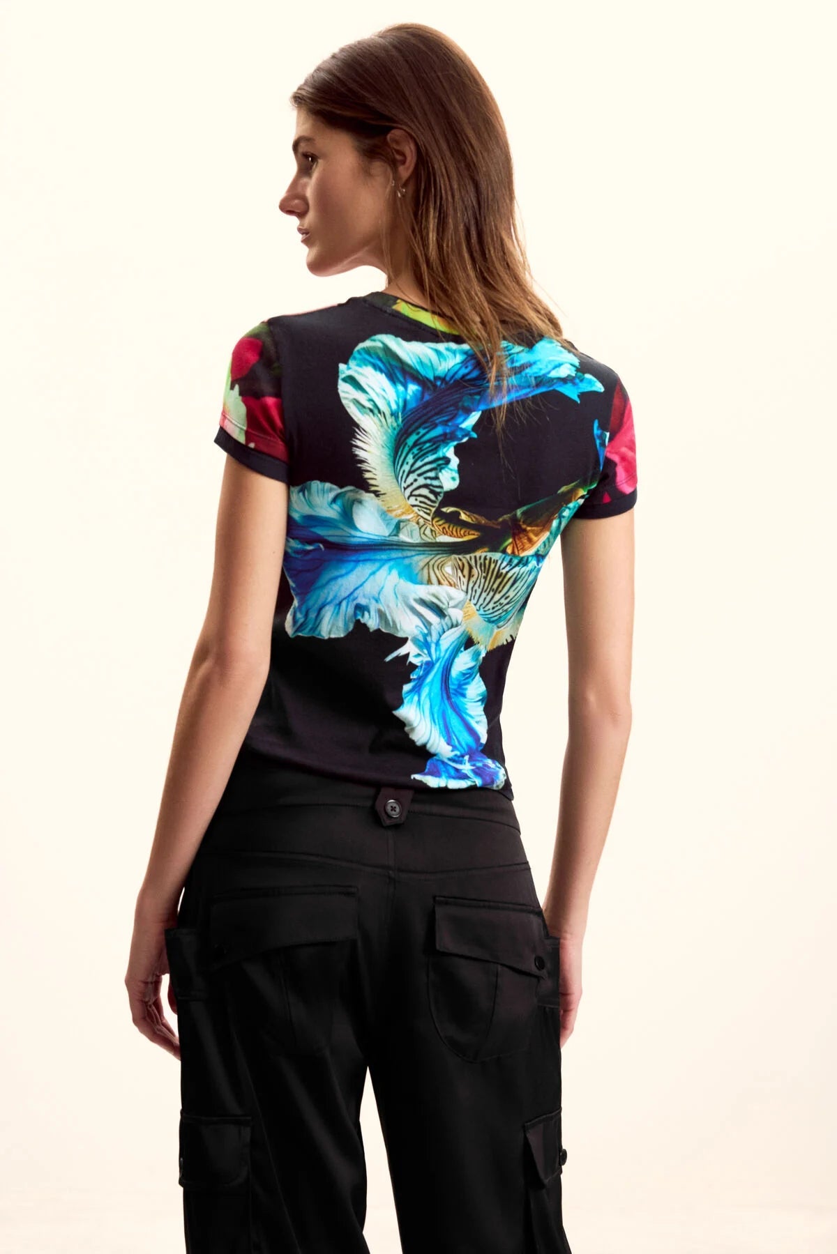 Desigual Neon Flowers Lacroix T-Shirt - Flea Boutiques