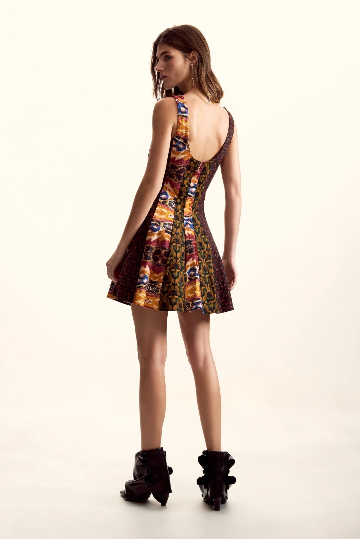 Desigual Patchwork Lacroix Mini Dress - Flea Boutiques