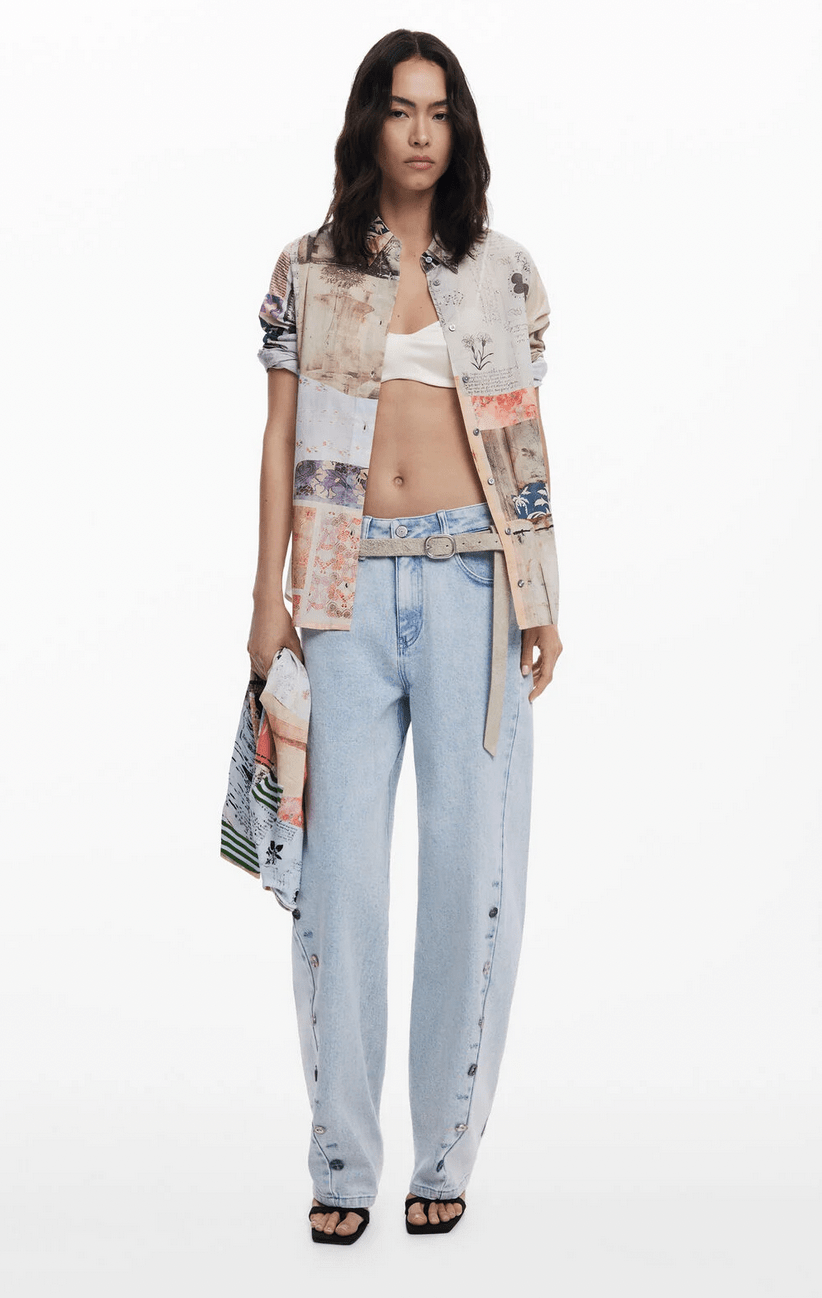 Desigual Postcard Shirt - Flea Boutiques