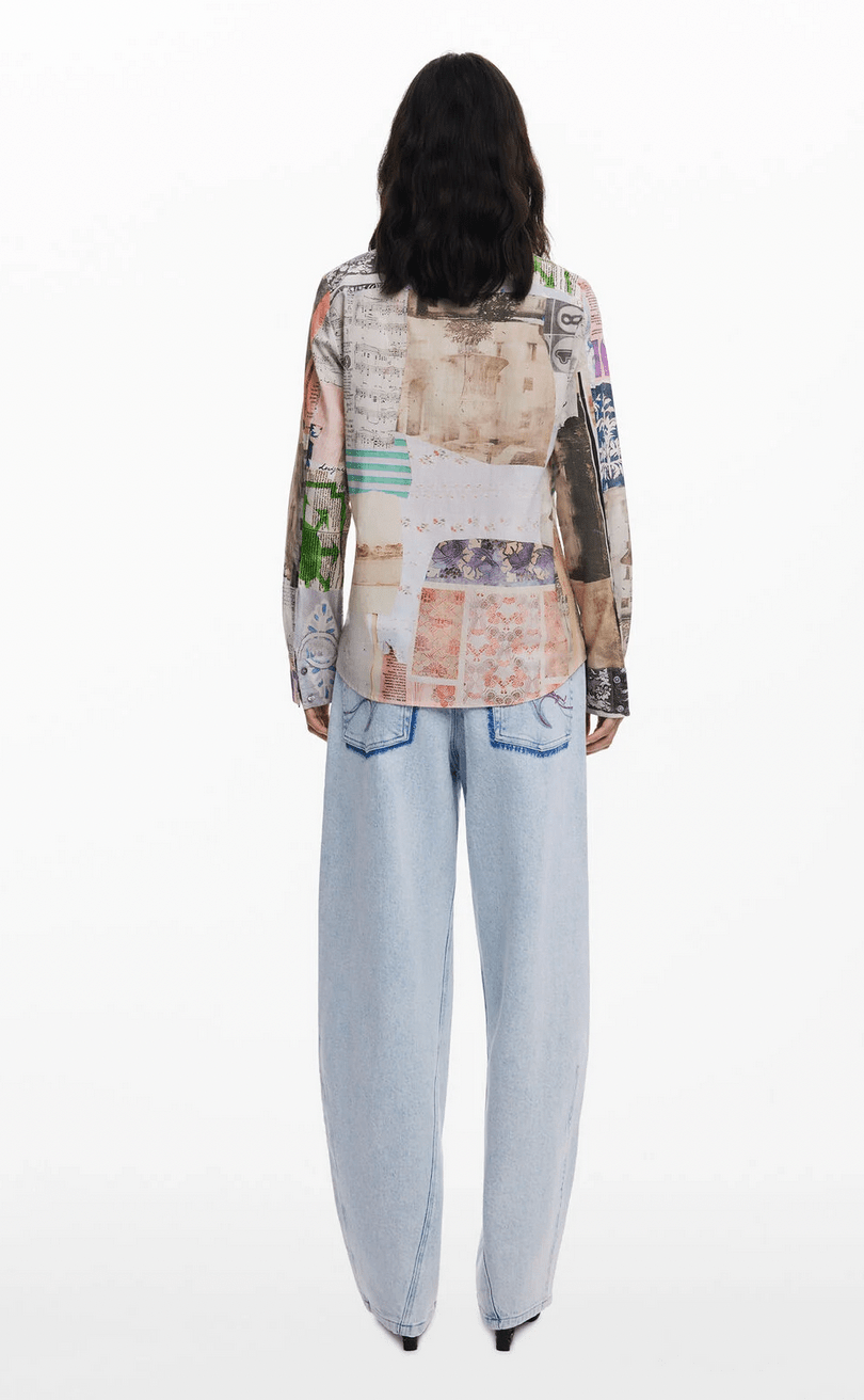 Desigual Postcard Shirt - Flea Boutiques