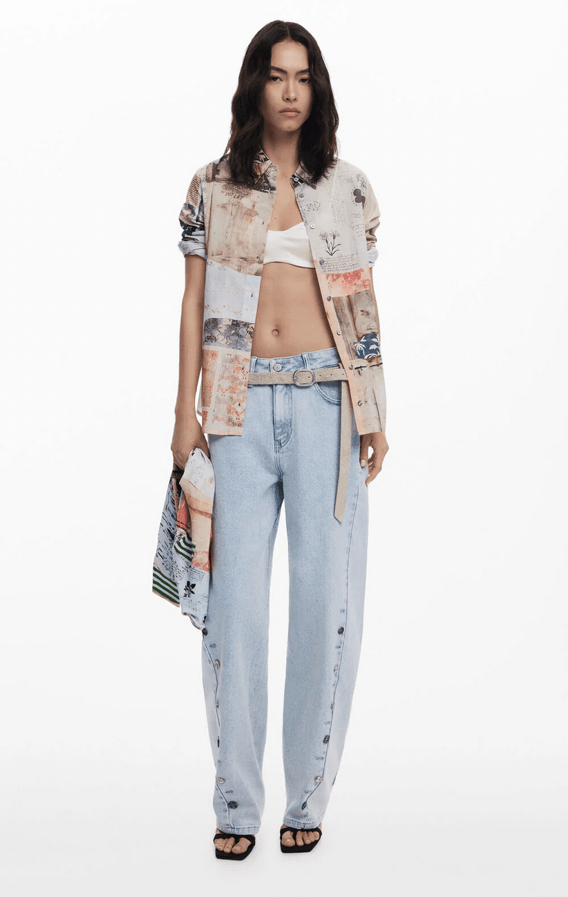Desigual Postcard Shirt - Flea Boutiques