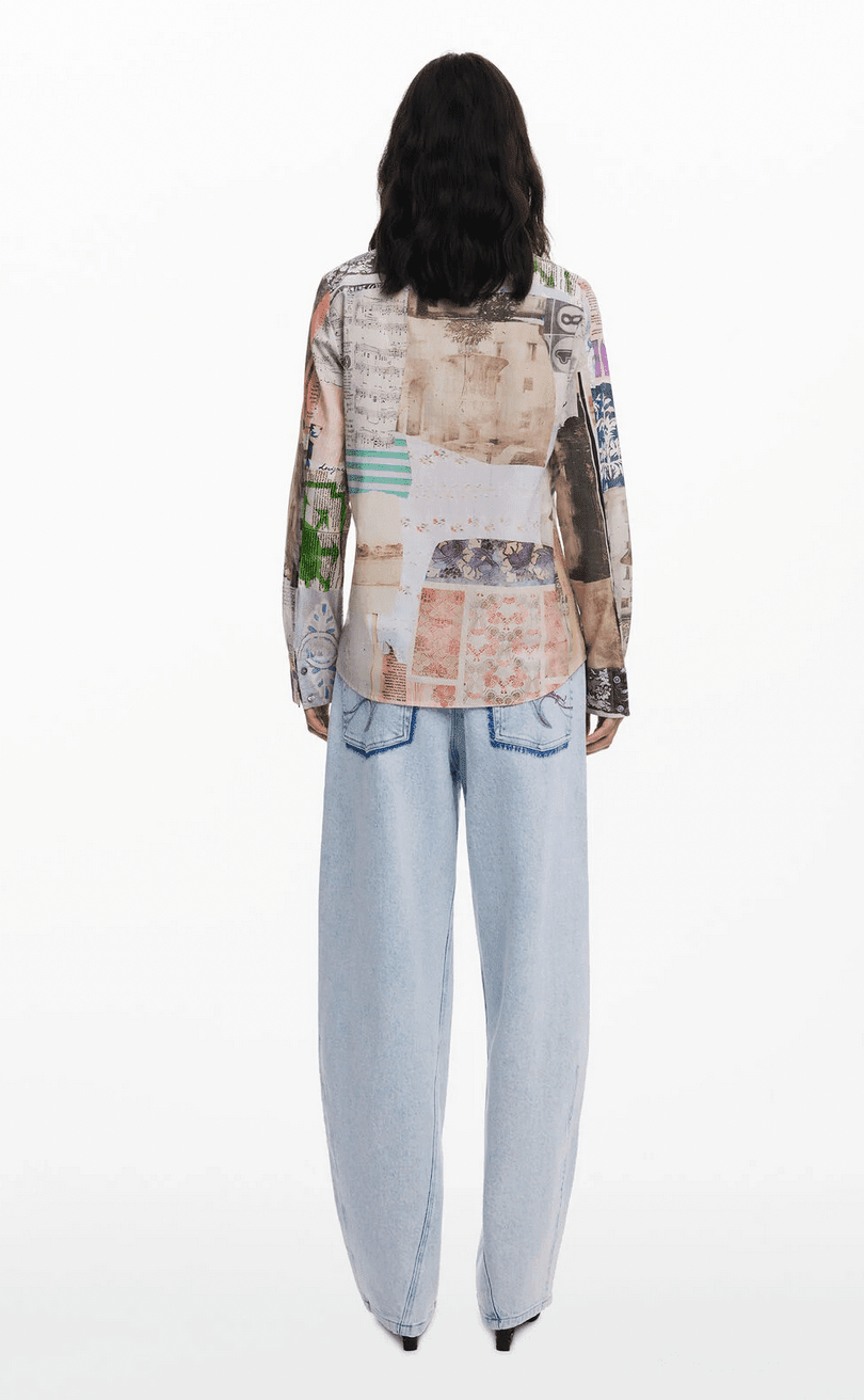 Desigual Postcard Shirt - Flea Boutiques