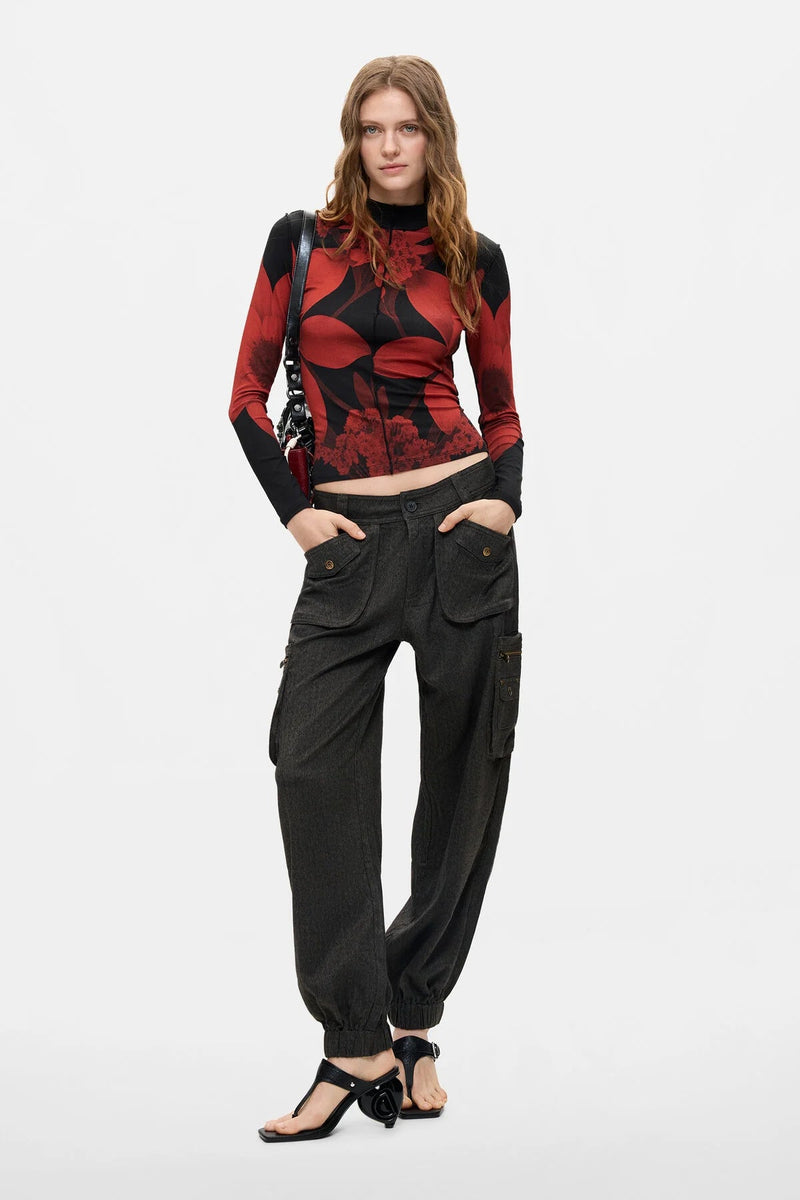 Desigual Printed Knit Top - Flea Boutiques