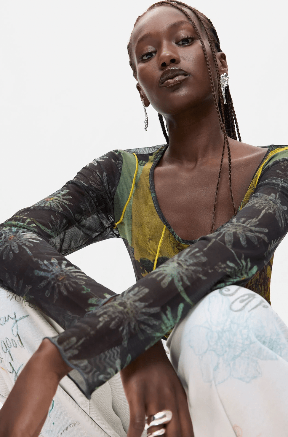 Desigual Printed Top - Flea Boutiques