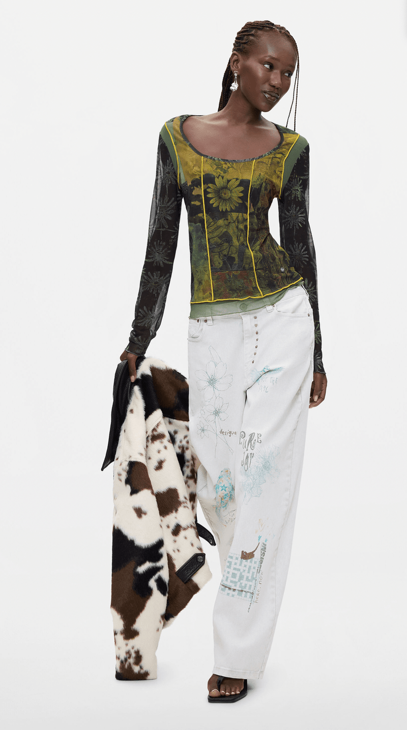 Desigual Printed Top - Flea Boutiques