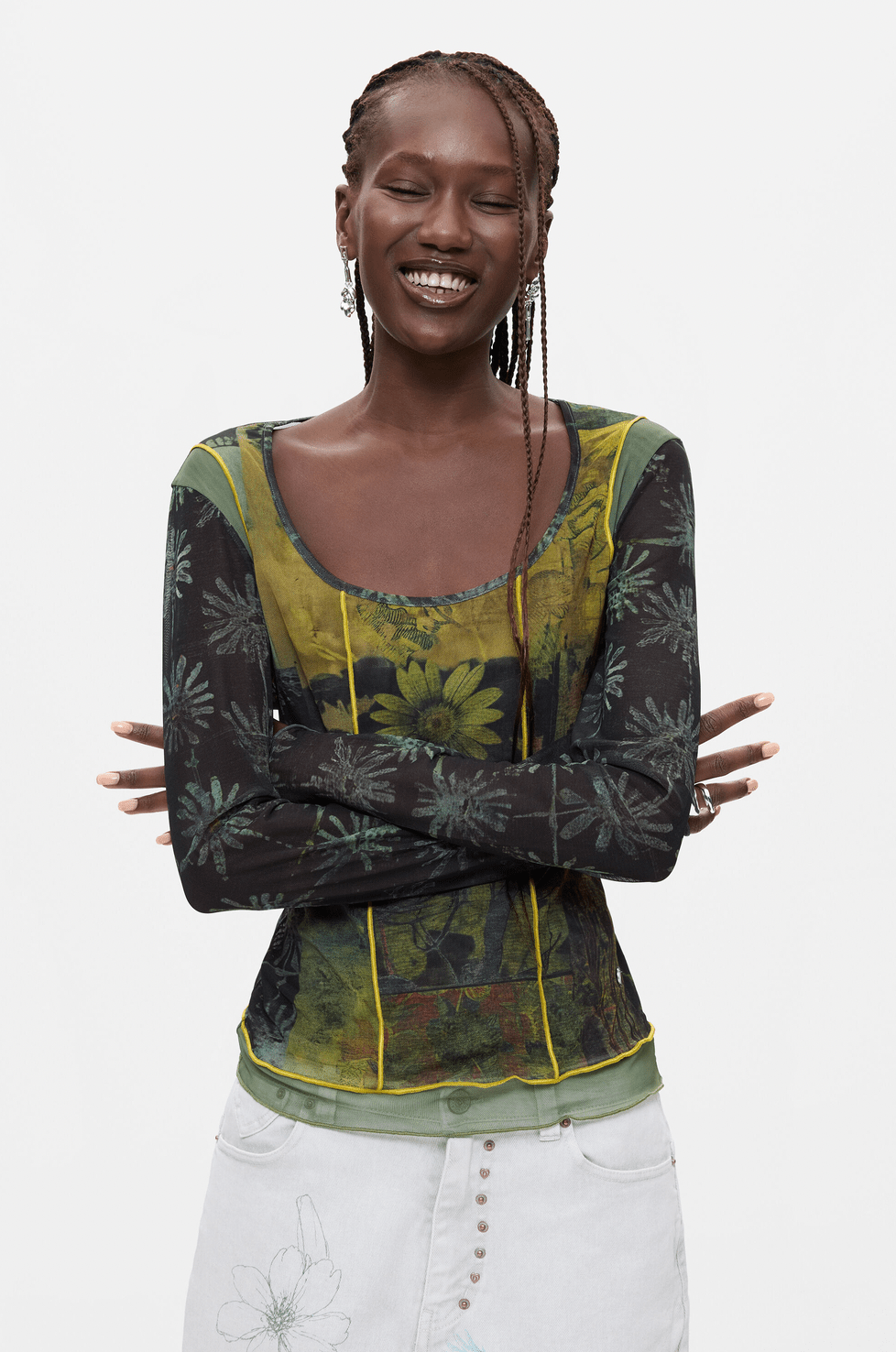 Desigual Printed Top - Flea Boutiques