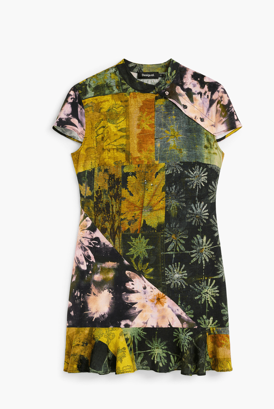 Desigual Short Printed Dress - Flea Boutiques