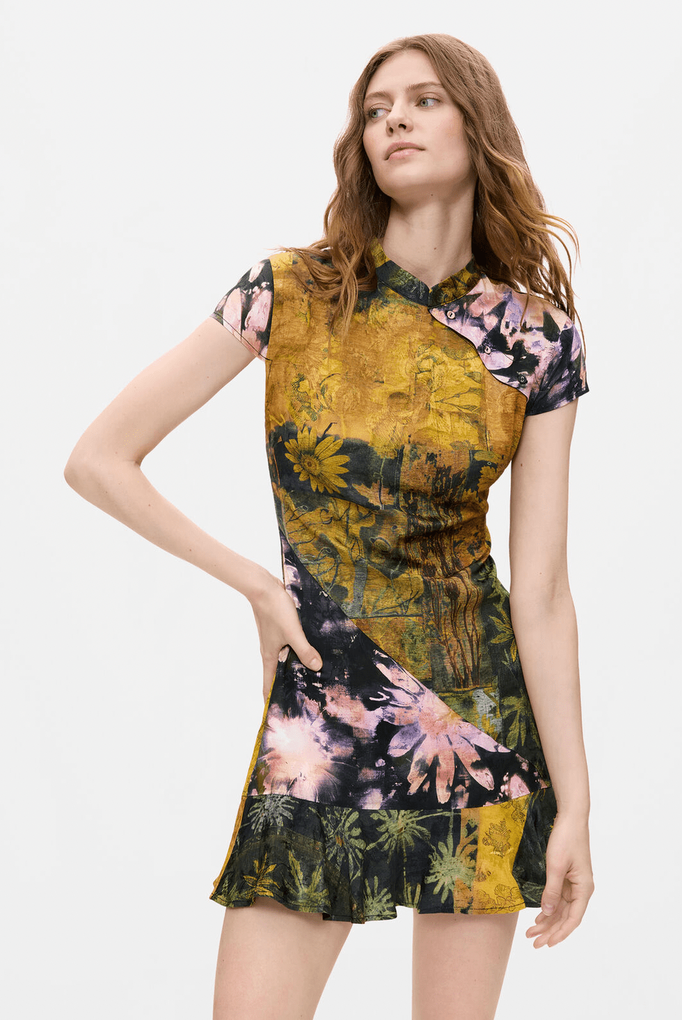 Desigual Short Printed Dress - Flea Boutiques